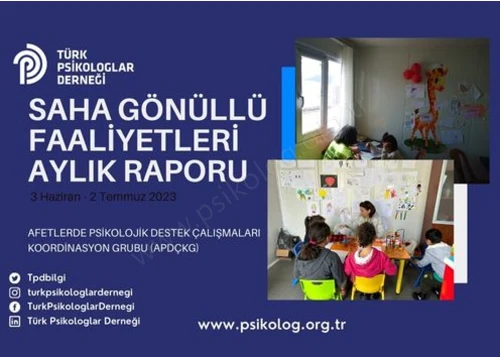 SAHA GÖNÜLLÜ FAALİYETLERİ AYLIK RAPORU 4